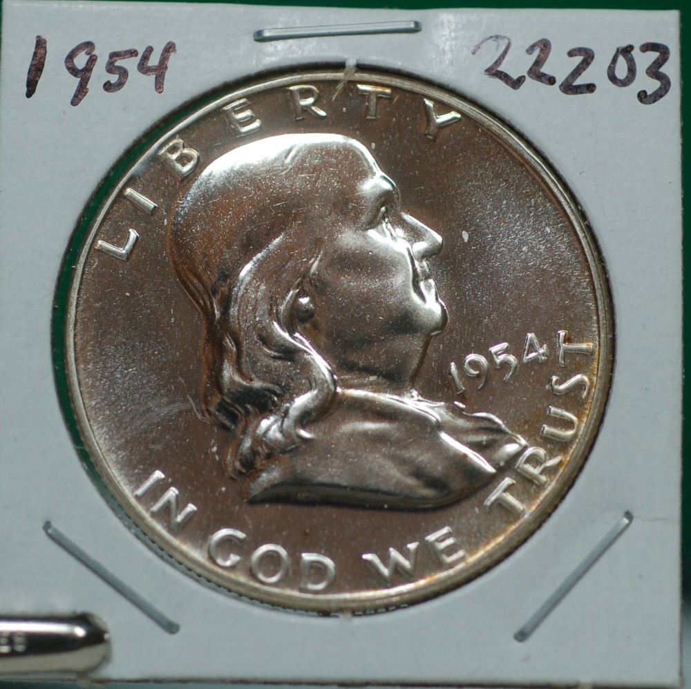 1954 Franklin Half Dollar For Sale 1954-franklin-half-dollar-for-sale